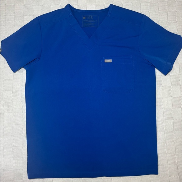 Figs Royal Blue Scrub Set Mens Small - Picture 2 of 5